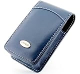 i-nique (Samsung Digimax NV4 NV24 NV30 NV40) i-nique traditional soft Napa (ROYAL NAVY - BLUE) leather digital camera Case Cover