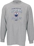 Edmonton Oilers -Grey- Prima Italic T-Shirt - Small