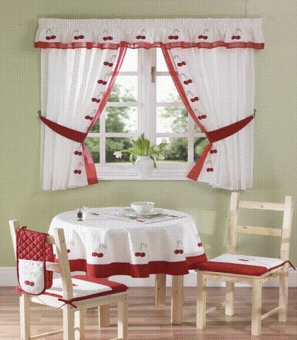 CHERRIES RED/WHITE SEAT PAD 16