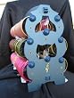 BangleEmporium! Indian BANGLE STAND Bracelet Display Rack Baby Blue