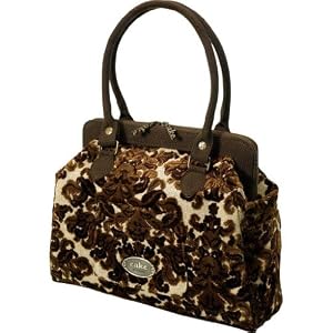 Petunia Pickle Bottom: Cake Cosmopolitan Carryall Tweed - Chocolate Decadence Diaper Bag