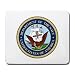 Navy Logo Mouse Pad