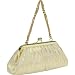 La Regale Metallic Kiss Lock Handheld