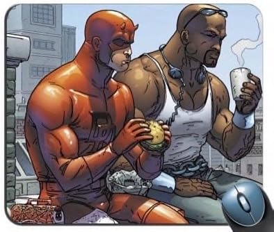 Custom Daredevil Out To Lunch Marvel Comics Mouse Pad