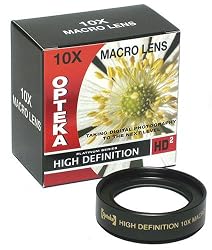 Opteka 10x 58mm HD&sup2; Professional Macro Lens for Canon EOS / EF