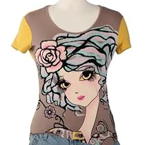 Jessie G. Women's Printed Scoop Neck Tee