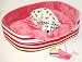stylish dog cushion - dog bed 35'' x 28'' pink #5276