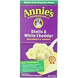 Annie's Shells & White Cheddar Macaroni & Cheese, 6 oz, 12 Pack