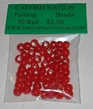 Red Fishing Beads 50 pk