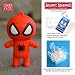 Spiderman USB 4.0 Flash Drive with The Official Atlantic Seaboard Trading Co. Luggage Tag Key Chain -- COMBO PACK