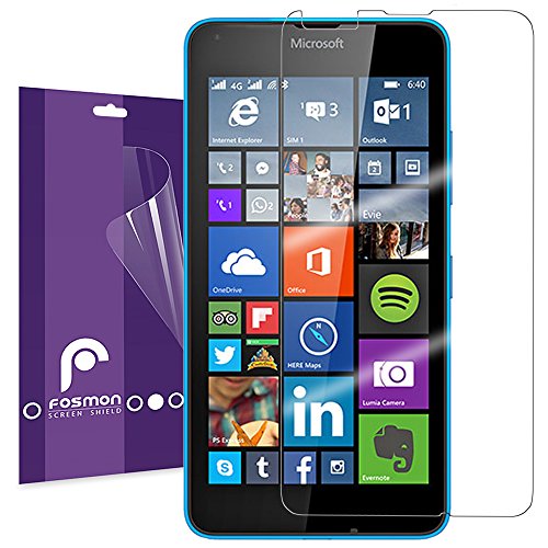 Microsoft Lumia 640 Screen Protector - Crystal Clear [Japan 3H Hard Coating Film] Screen Shield for Microsoft Lumia 640 - 3 Pack