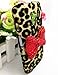 Bling Shiny 3D Pink Bow Leopard Special Party Case Cover For Motorola Moto X Phone XFON XT1056 XT1058 XT1053 XT1055 XT1058 XT1056 XT1060 (Red Bow)