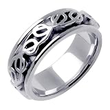 Infinity Celtic Wedding Band in 950 Platinum 51UPpneQ jL. SL160 Infinity Celtic Wedding Band in 950 Platinum
