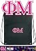Phi Mu Drawstring Bag Cinch Phi Mu Design Draw String Back Pack - For Boys Girls Students or Adults