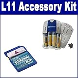 Nikon Coolpix L11 Digital Camera Accessory Kit includes: KSD2GB Memory Card ....