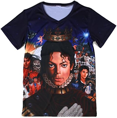 THIS IS IT Michael Jackson Shirt MJ Short Sleeve T Shirt (M)