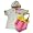 Swim' n Pretty by Baby Buns - Toddler Girls 2 Piece Swimwear Set, Swimsuit and Hooded Cover-up,Yellow, Pink (Size 2T)