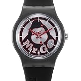 [ Mr. Go ] Mr. Go キャラクター腕時計 Baseball Ring Ring / ブラック