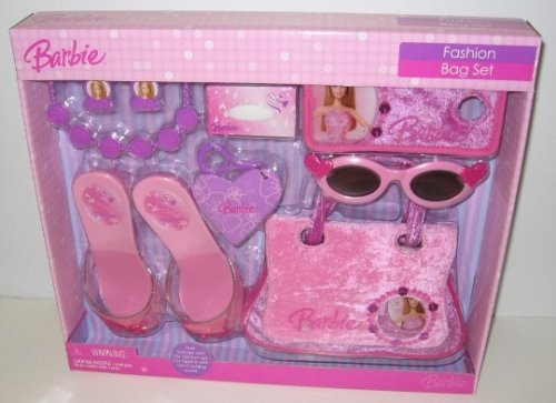 51UQ1mRFrSL Barbie Fashion Bag Set Barbie Fashion Bag Set: Shoes Bag Watch Glasses