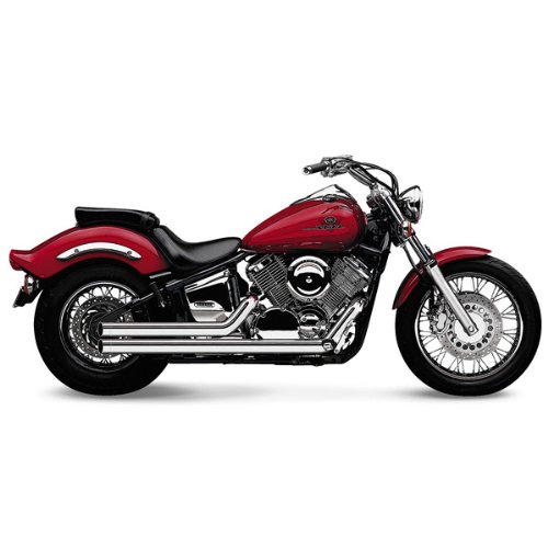 Cobra Speedster Short Exhaust System - Color : chrome - Size : Yamaha XVS950CT V Star 950 Tourer 2009-2010