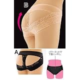 ヒップブラ・小尻＆ヒップアップショーツ・ヒップの丸みを保ったままヒップを持ち上げ、下腹もスッキリ押えて脇もシェイプ理想的機能ショーツ （脚長 スタイル ヒップスター）