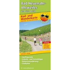 Rad- und Wanderkarte Bad Neuenahr-Ahrweiler und das Ahrtal: Mit Ausflugszielen, Einkehr- & Freizeittipps und Stadtplan, wetterfest, reissfest, ... reissfest, abwischbar, GPS-genau. 1:25000