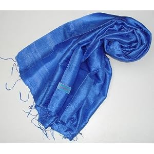 100% Silk Pashmina Scarf Shawl Wrap Throw - Over 100 beatiful colours to choose from