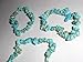 Promotion *(Buy 2 Get 1 Free) 1 Natural Healing Crystal Blue Turquoise Chip Gemstone 7 Inch Stretch Bracelet