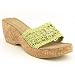 Mudd Henny Platforms Wedges Shoes Green Womens