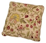Imperial Dress Jacobean Floral Toss Pillow, Antique