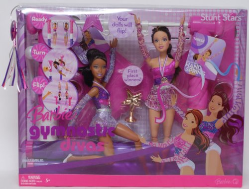 51UQGK9QDIL Barbie Gymnastic Divas Stunt Stars   Teresa & Nikki