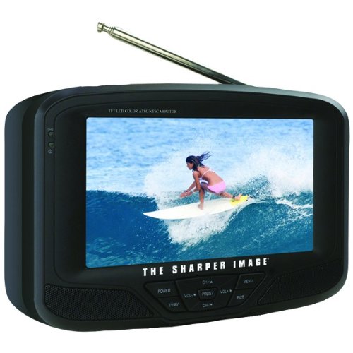 The Sharper Image Tsi-Lcd7Ptsd 7 Portable Lcd Tv With Secure Digital CardTM Slot - Portable & Personal Audio