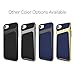 iPhone 8 Case / iPhone 7 Case, CaseCrown Telex 2-Piece Metallic PC & Geometric Print TPU Case (Black / Space Gray)