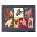 Primitive Hearts Pillow Sham 21 X 27 In.