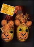 Kyber Yellow Sock Monkey Mittens