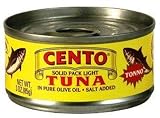 Compare Prices of Cento Solid Packed Tuna in Olive Oil, 3-Ounce Cans (Pack of 24) by Cento