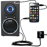 10 Watt Battery Powered Portable Amplified Audio Speaker with Dual charger also charges the Samsung Beam Halo