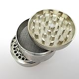 NiceFuse Seasoning Herb, Medicinal Herb, Tobacco Leaf Grinder with Removable Dust or Pollen Collector! Perfect Consistency & Perfect Size