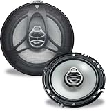 Kenwood KFC-1661S 6-1/2" 3-way Door / Rear Deck car speakers (pair) For 6-1/2" and 6-3/4" openings