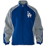 MLB Men's La Dodgers Full Zip Team Color Jacket , Blue, Large