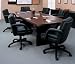 Global Office GCT6BXBU-MAF/MAF Boardroom Boat Shaped Office Table