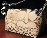 Coach Khaki and Black Soho Signature Patchwork Top Handle Pouch / Make-up / Toiletry Bag – F41518 41518 Reviews Coach Khaki and Black Soho Signature Patchwork Top Handle Pouch / Make-up / Toiletry Bag – F41518 41518 Reviews