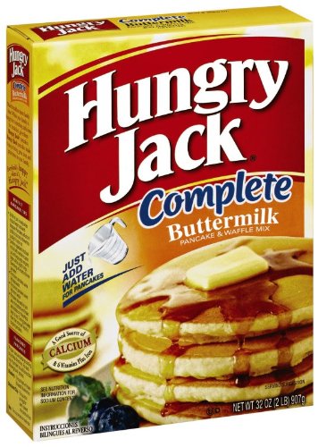 how Hungry Pancake mix pancake fluffy Pack aunt Boxes to Jack Ounce Waffle and  Complete  jemima 32  make Buttermilk