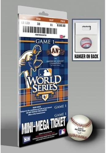 2010 World Series Mini-Mega Ticket - San Francisco Giants