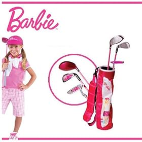 Barbie Girl's Basic Starter Golf Set (Ages 3-5)