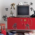 Reusable Decorative Transformers the Movie Wall Appliques Stickers for Kids