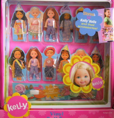 Childrens Toyshop  Toys : Barbie - Kelly Vinyl Doll Bag - Storage Case w Handle (2003)
