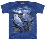 Snowy Owls T-shirt 100% Cotton TEENS and ADULTS Short Sleeve Shirt