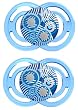 MAM Babyartikel 99953400 Perfect 6-16, Silikon-Schnuller für Jungen, Doppelpack-BPA-frei