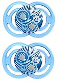 Produkt-Bild: MAM Babyartikel 99953400 Perfect 6-16, Silikon-Schnuller f&uuml;r Jungen, Doppelpack-BPA-frei